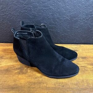 Blondo B5903-015 Black Waterproof Suede Ankle Boots Womens 10M